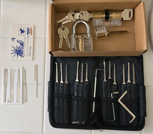 Lock picking kit tubular - x,