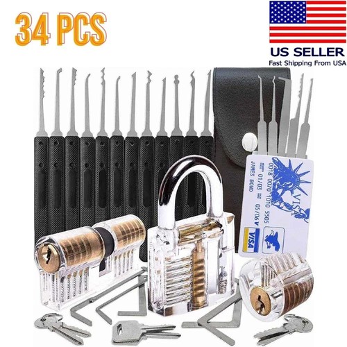 Lock picking kit - 34, tubular