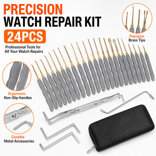 24pcs lock picking set with - picking,